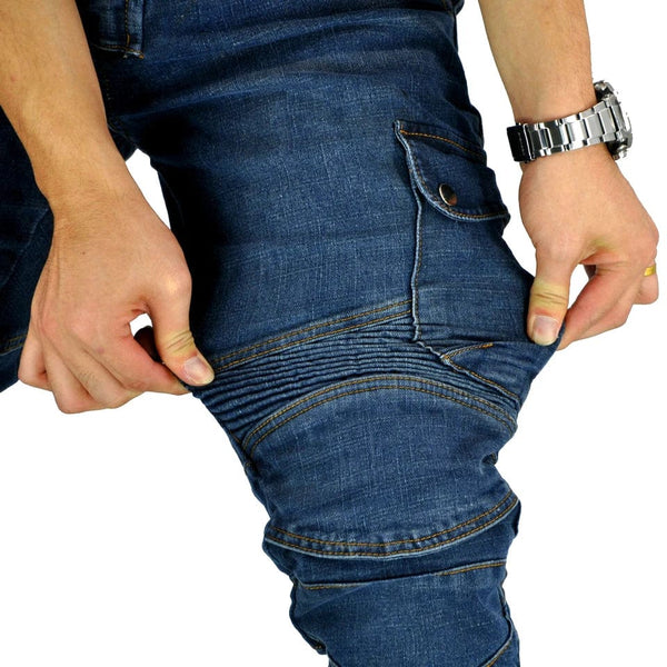 Planet Gates aramid Motorcycle Pants Moto Jeans Men Motocross Pants + protectors protections