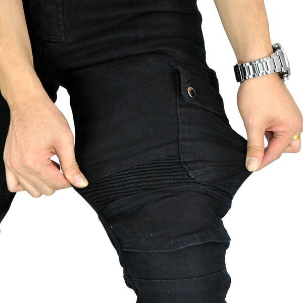 Planet Gates aramid Motorcycle Pants Moto Jeans Men Motocross Pants + protectors protections