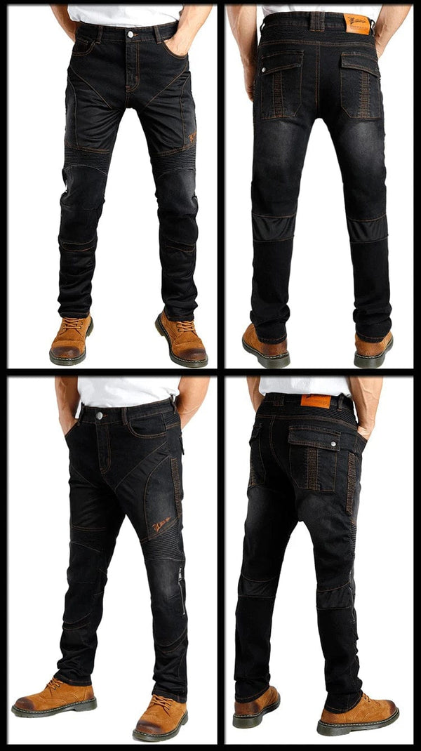 Planet Gates aramid Motorcycle Pants Moto Jeans Men Motocross Pants + protectors protections