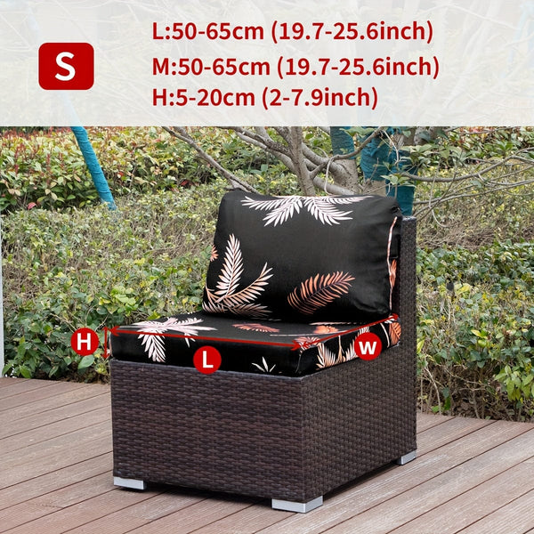 Planet Gates Armchair / Coconut Forest 1pc Outdoor Printed Animal Leaves Floral Boho Style Coconut Printed Sofa Cover Couch Cover Furniture Protective Cover Home Decor Sofa Protector