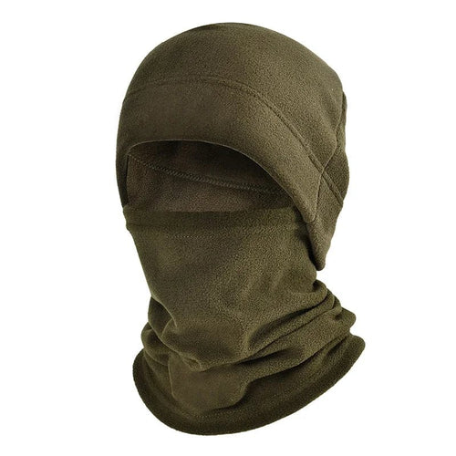 Planet Gates Army Green set Winter Polar Coral Fleece Balaclava Men Face Mask Neck Warmer Beanies Thermal Head Cover Tactical Military Sports Scarf Ski Caps