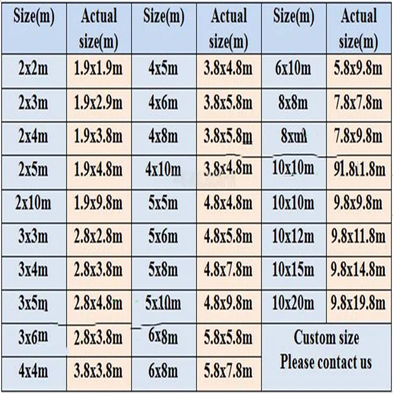 Planet Gates Army green silver / 3x3m 0.32m waterproof PE tarpaulin garden tarpaulin plant boat car cargo awning shade cloth pet roof cover blue black silver awning