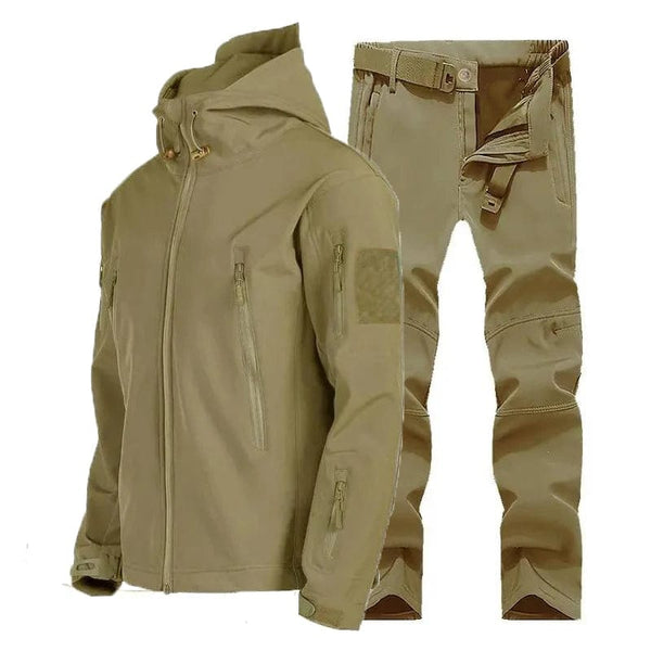 Planet Gates Army SoftShell Tactical Waterproof Jackets Men Hood Coat Military Combat Tracksuit Fishing Hiking Camping Climbing Pant Trousers