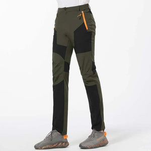 Planet Gates ArmyGreen Black / M Elastic Mens Hiking Pants Outdoor Sport Summer Quick Dry Windproof Waterproof Trekking Climbing Wear-resistant Breathable Pants