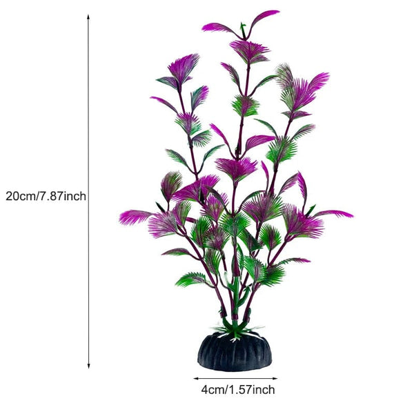 Planet Gates Artificial Aquarium Decor Plants Plastic Aquatic Plants Underwater Plants Aquarium Accessories Decoration Piante Acquario