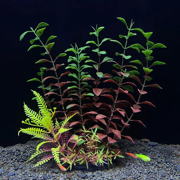 Planet Gates Artificial Aquarium Decor Plants Plastic Aquatic Plants Underwater Plants Aquarium Accessories Decoration Piante Acquario