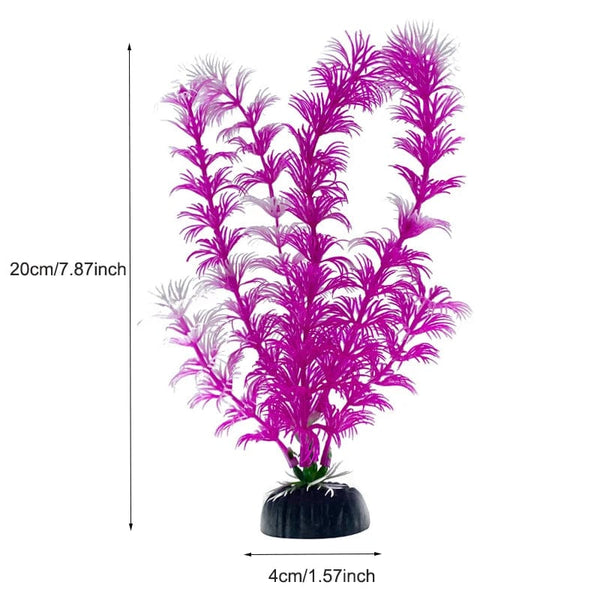 Planet Gates Artificial Aquarium Decor Plants Plastic Aquatic Plants Underwater Plants Aquarium Accessories Decoration Piante Acquario