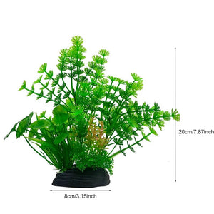 Planet Gates Artificial Aquarium Decor Plants Plastic Aquatic Plants Underwater Plants Aquarium Accessories Decoration Piante Acquario