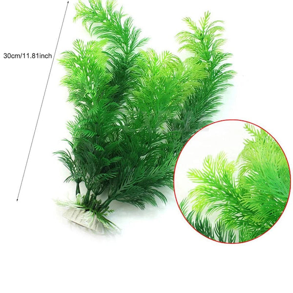 Planet Gates Artificial Aquarium Decor Plants Plastic Aquatic Plants Underwater Plants Aquarium Accessories Decoration Piante Acquario