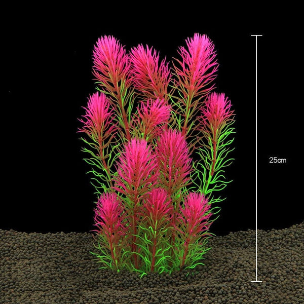 Planet Gates Artificial Aquarium Decor Plants Plastic Aquatic Plants Underwater Plants Aquarium Accessories Decoration Piante Acquario