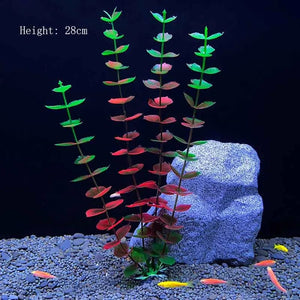 Planet Gates Artificial Underwater Plastic Plants Aquarium Fish Tank Aquatic Fake Shrub Green Water Grass Viewing Simulation Decoration