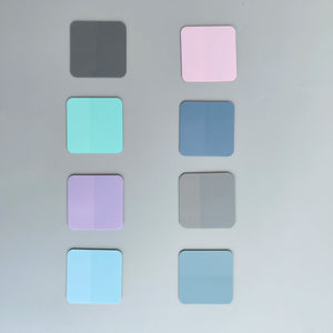 Planet Gates as photo 160 Sheets 8Colors Transparent Sticky Notes Scrapes Stickers Note Pads Paper Clear Notepad School Stationery Office Supplies