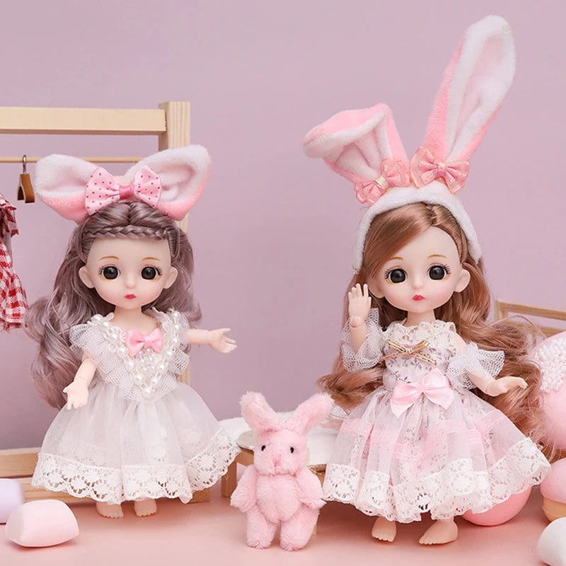 Planet Gates as pic 34 / 16-17cm Mini 16cm BJd Doll 13 Movable Joint Girl Doll 3D Big Eyes 1/12 Fashion Princess Doll DIY Dress Up Toy Doll With Clothes Gift