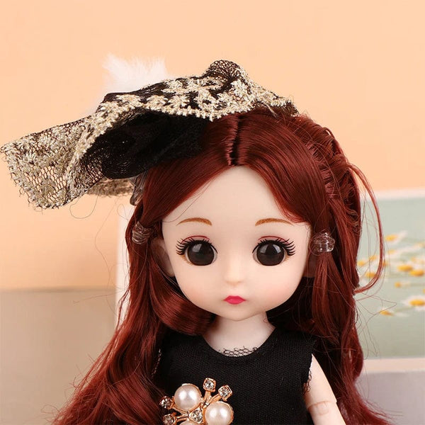 Planet Gates as pic 34 / 16-17cm Mini 16cm BJd Doll 13 Movable Joint Girl Doll 3D Big Eyes 1/12 Fashion Princess Doll DIY Dress Up Toy Doll With Clothes Gift