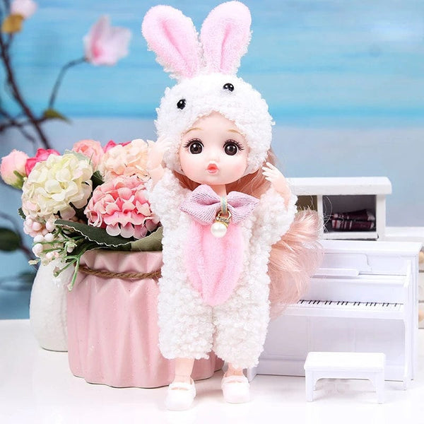 Planet Gates as pic 34 / 16-17cm Mini 16cm BJd Doll 13 Movable Joint Girl Doll 3D Big Eyes 1/12 Fashion Princess Doll DIY Dress Up Toy Doll With Clothes Gift