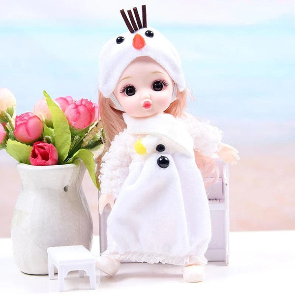 Planet Gates as pic 34 / 16-17cm Mini 16cm BJd Doll 13 Movable Joint Girl Doll 3D Big Eyes 1/12 Fashion Princess Doll DIY Dress Up Toy Doll With Clothes Gift
