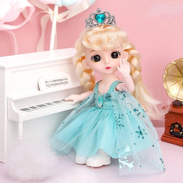 Planet Gates as pic 34 / 16-17cm Mini 16cm BJd Doll 13 Movable Joint Girl Doll 3D Big Eyes 1/12 Fashion Princess Doll DIY Dress Up Toy Doll With Clothes Gift
