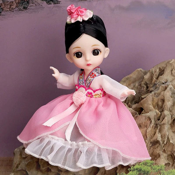 Planet Gates as pic 34 / 16-17cm Mini 16cm BJd Doll 13 Movable Joint Girl Doll 3D Big Eyes 1/12 Fashion Princess Doll DIY Dress Up Toy Doll With Clothes Gift
