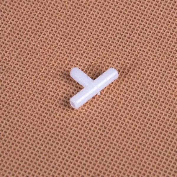 Planet Gates As picture / 3 Way 10PCS 4mm Plastic Tee's "T" 3-Way Fish Tank Acuarios Aquarium Air Pump Line Tubing Joints Connectors Air Pump Accessories