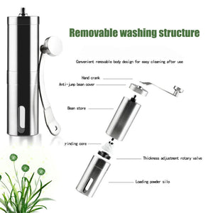 Planet Gates As Picture Manual Coffee Grinder with Conical Core Stainless Steel Portable Grinder Hand made Portable Coffee Mill Coffee Accessories