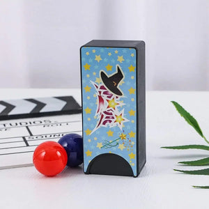 Planet Gates as picture New Funny Gadgets Kids Toys Changeable Magic Box Turning The Red Into The Blue Ball Props Tricks Classic Magic Tricks