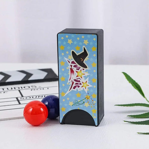 Planet Gates as picture New Funny Gadgets Kids Toys Changeable Magic Box Turning The Red Into The Blue Ball Props Tricks Classic Magic Tricks