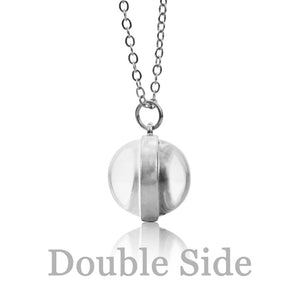 Planet Gates As show 4 Solar System Universe Space Moon Sun Earth Planet Necklaces Two-sided Glass Ball Pendant Nebula Necklace Women Men Jewelry Gift