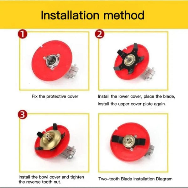Planet Gates as show Universal Brush Cutter Blade Trimmer Head Metal Blades Trimmer Garden Grass Paddy Field Dry Land Lawn Mower Machine Tool