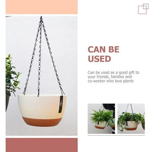 Planet Gates As Shown / 51x21cm 2 Sets Hanging Flower Pot Small Baskets Plants Outdoor Planting Container Planter Storage Flowerpot Holder Plant Hangers