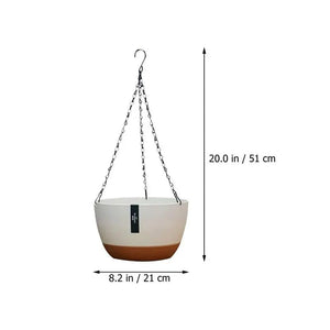 Planet Gates As Shown / 51x21cm 2 Sets Hanging Flower Pot Small Baskets Plants Outdoor Planting Container Planter Storage Flowerpot Holder Plant Hangers