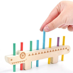 Planet Gates As shown Montessori Wooden Toy Color Matching Games Puzzle Learning Set Fine Movement Training Math Educational Toys For Chilren Kids