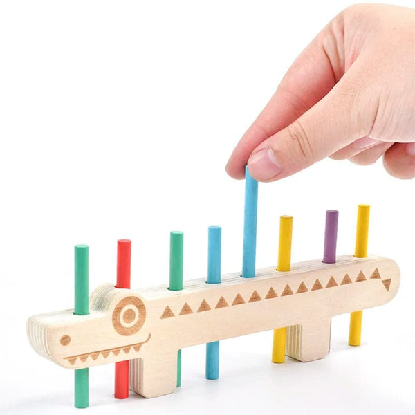 Planet Gates As shown Montessori Wooden Toy Color Matching Games Puzzle Learning Set Fine Movement Training Math Educational Toys For Chilren Kids