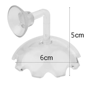 Planet Gates as shown Shrimp Feeder Dish Shrimp Feed Dish Aquarium Fish Tank Shrimp Food Bowl Feeding Clear Glass Feeding Tube Dish Suction Accessory