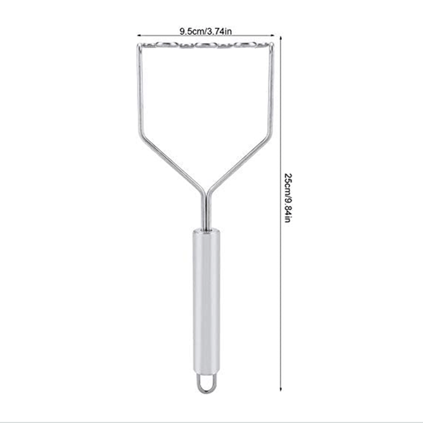 Planet Gates As Shown Stainless Steel Potato Masher, Wave Potato Masher, Kitchen Gadgets