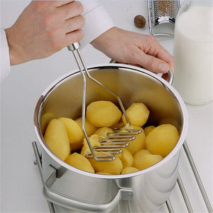 Planet Gates As Shown Stainless Steel Potato Masher, Wave Potato Masher, Kitchen Gadgets