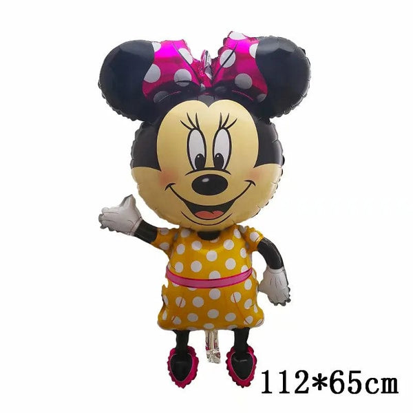 Planet Gates as the picture 55 / as the picture Giant Mickey Minnie Mouse Balloons Disney Cartoon Foil Balloon Baby Shower Birthday Party Decorations Kids Classic Toys Air Gift