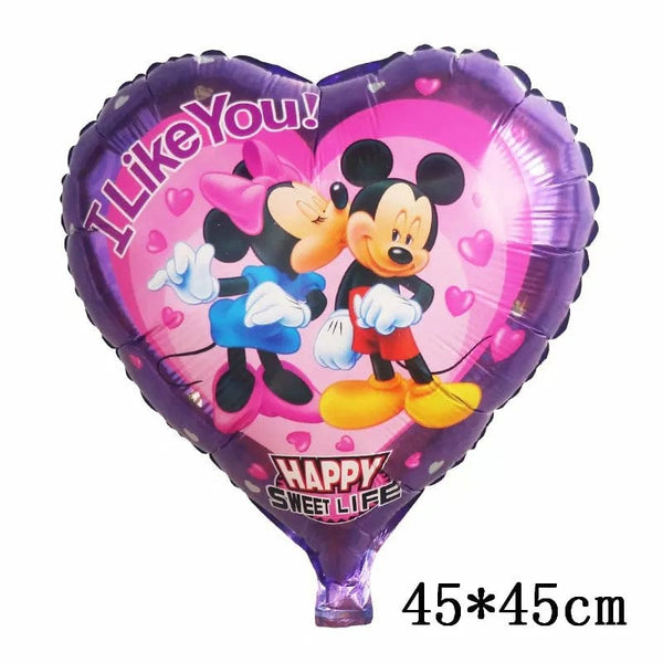 Planet Gates as the picture 55 / as the picture Giant Mickey Minnie Mouse Balloons Disney Cartoon Foil Balloon Baby Shower Birthday Party Decorations Kids Classic Toys Air Gift