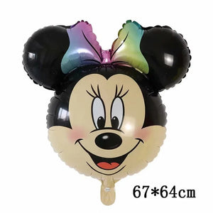 Planet Gates as the picture 55 / as the picture Giant Mickey Minnie Mouse Balloons Disney Cartoon Foil Balloon Baby Shower Birthday Party Decorations Kids Classic Toys Air Gift