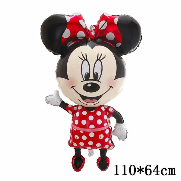 Planet Gates as the picture 55 / as the picture Giant Mickey Minnie Mouse Balloons Disney Cartoon Foil Balloon Baby Shower Birthday Party Decorations Kids Classic Toys Air Gift