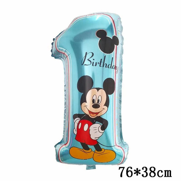 Planet Gates as the picture 55 / as the picture Giant Mickey Minnie Mouse Balloons Disney Cartoon Foil Balloon Baby Shower Birthday Party Decorations Kids Classic Toys Air Gift
