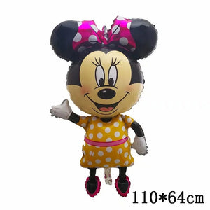 Planet Gates as the picture 55 / as the picture Giant Mickey Minnie Mouse Balloons Disney Cartoon Foil Balloon Baby Shower Birthday Party Decorations Kids Classic Toys Air Gift