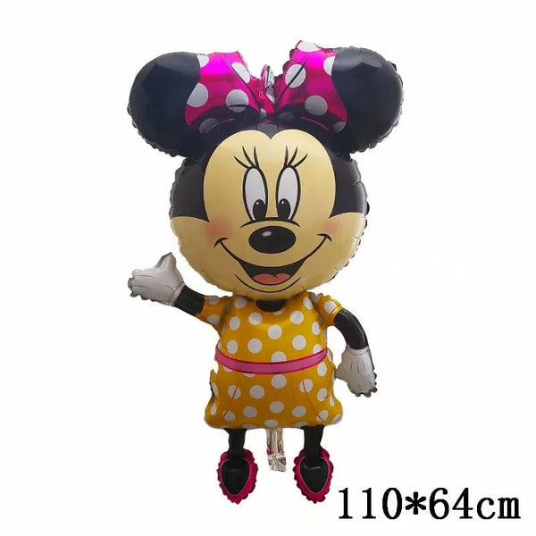 Planet Gates as the picture 55 / as the picture Giant Mickey Minnie Mouse Balloons Disney Cartoon Foil Balloon Baby Shower Birthday Party Decorations Kids Classic Toys Air Gift