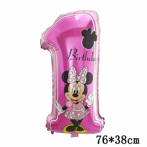 Planet Gates as the picture 55 / as the picture Giant Mickey Minnie Mouse Balloons Disney Cartoon Foil Balloon Baby Shower Birthday Party Decorations Kids Classic Toys Air Gift