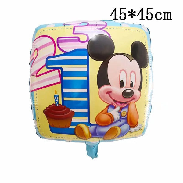 Planet Gates as the picture 55 / as the picture Giant Mickey Minnie Mouse Balloons Disney Cartoon Foil Balloon Baby Shower Birthday Party Decorations Kids Classic Toys Air Gift