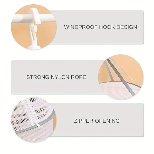 Planet Gates Ash 70cm*50cm 1pc Herb Drying Rack, 3 Layers Hanging Mesh Net For Herb, Hanging Fish Drying Net, Foldable Dryer Bag For Fruits, Hydroponics Flowers, Vegetables, Fish, Clothes, Doll