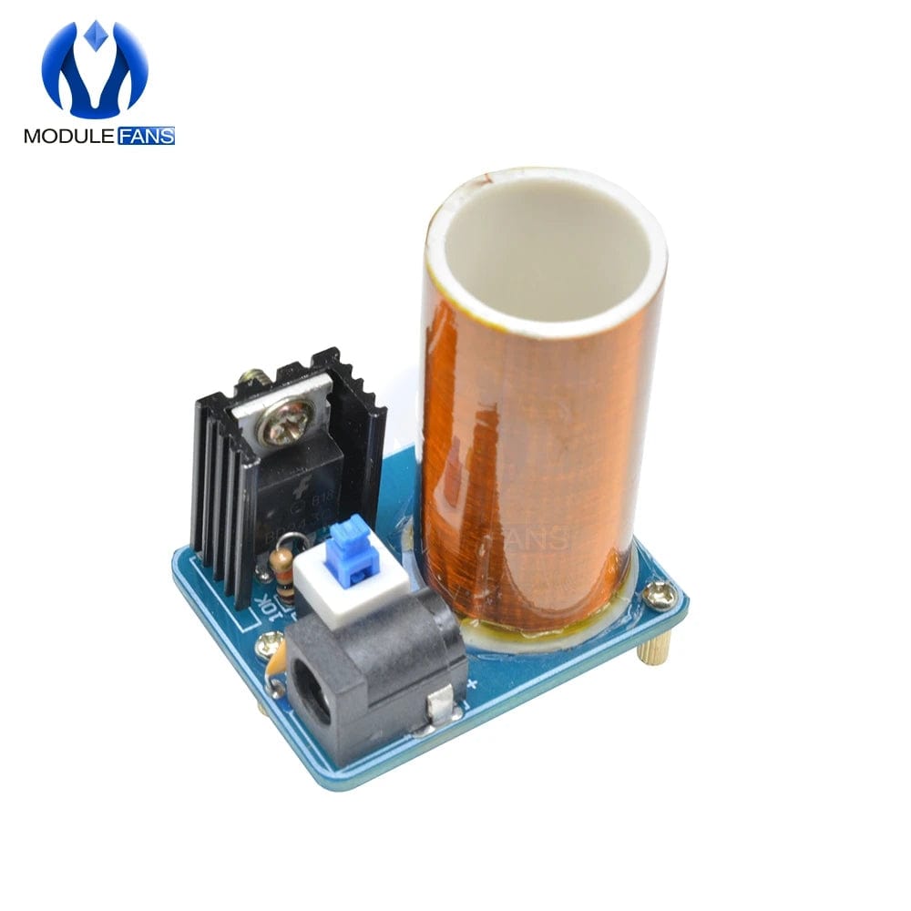 Planet Gates Assembled / Russian Federation BD243 Mini Tesla Coil Kit Magic Props DIY Parts Empty Lights Technology Diy Electronics BD243C DIY Mini Tesla Coil Module