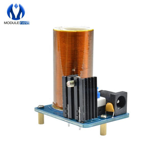 Planet Gates Assembled / Russian Federation BD243 Mini Tesla Coil Kit Magic Props DIY Parts Empty Lights Technology Diy Electronics BD243C DIY Mini Tesla Coil Module