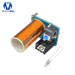 Planet Gates Assembled / Russian Federation BD243 Mini Tesla Coil Kit Magic Props DIY Parts Empty Lights Technology Diy Electronics BD243C DIY Mini Tesla Coil Module