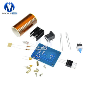 Planet Gates Assembled / Russian Federation BD243 Mini Tesla Coil Kit Magic Props DIY Parts Empty Lights Technology Diy Electronics BD243C DIY Mini Tesla Coil Module