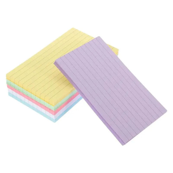 Planet Gates Assorted Color 300 Sheets Index Cards Flash Cards Colored Note Cards Portable Writing Words Cards Office Supplies
